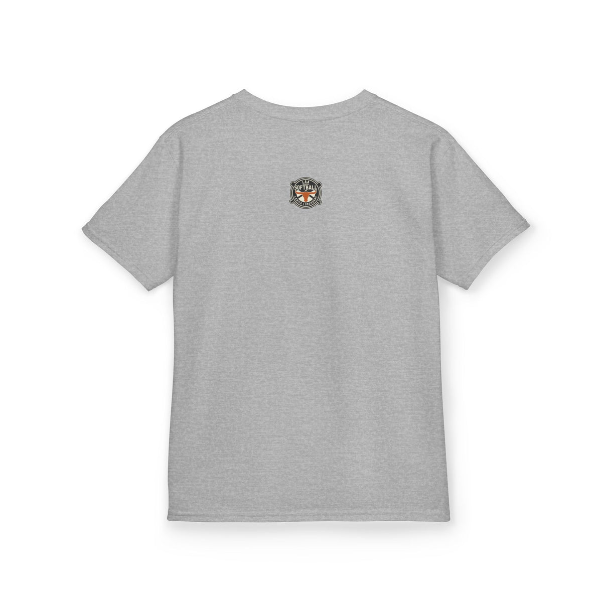 Youth LAA Longhorns Softball T-Shirt — Team Logo Summer Tee