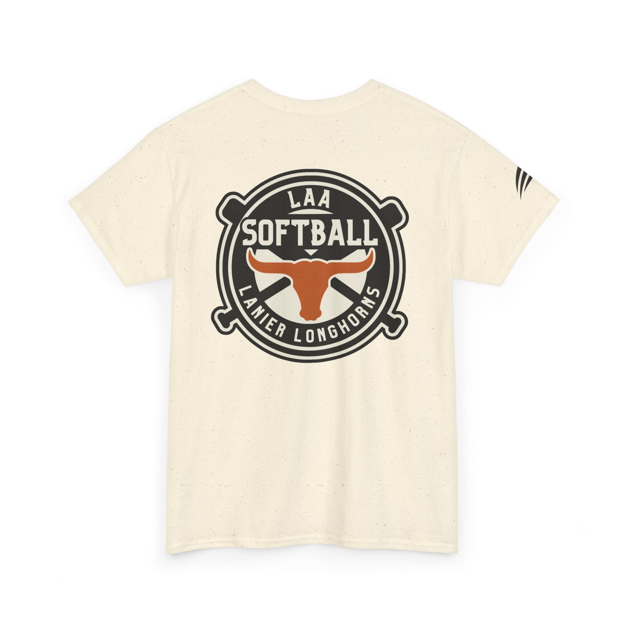 LAA Softball Lanier Longhorns Heavy Cotton Tee | LAA T-Shirt