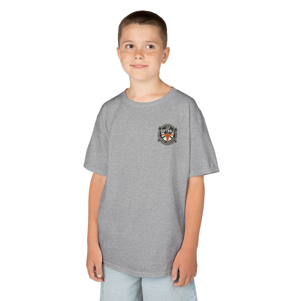 Youth Softball Tee — Lanier Longhorns Softball Team Shirt