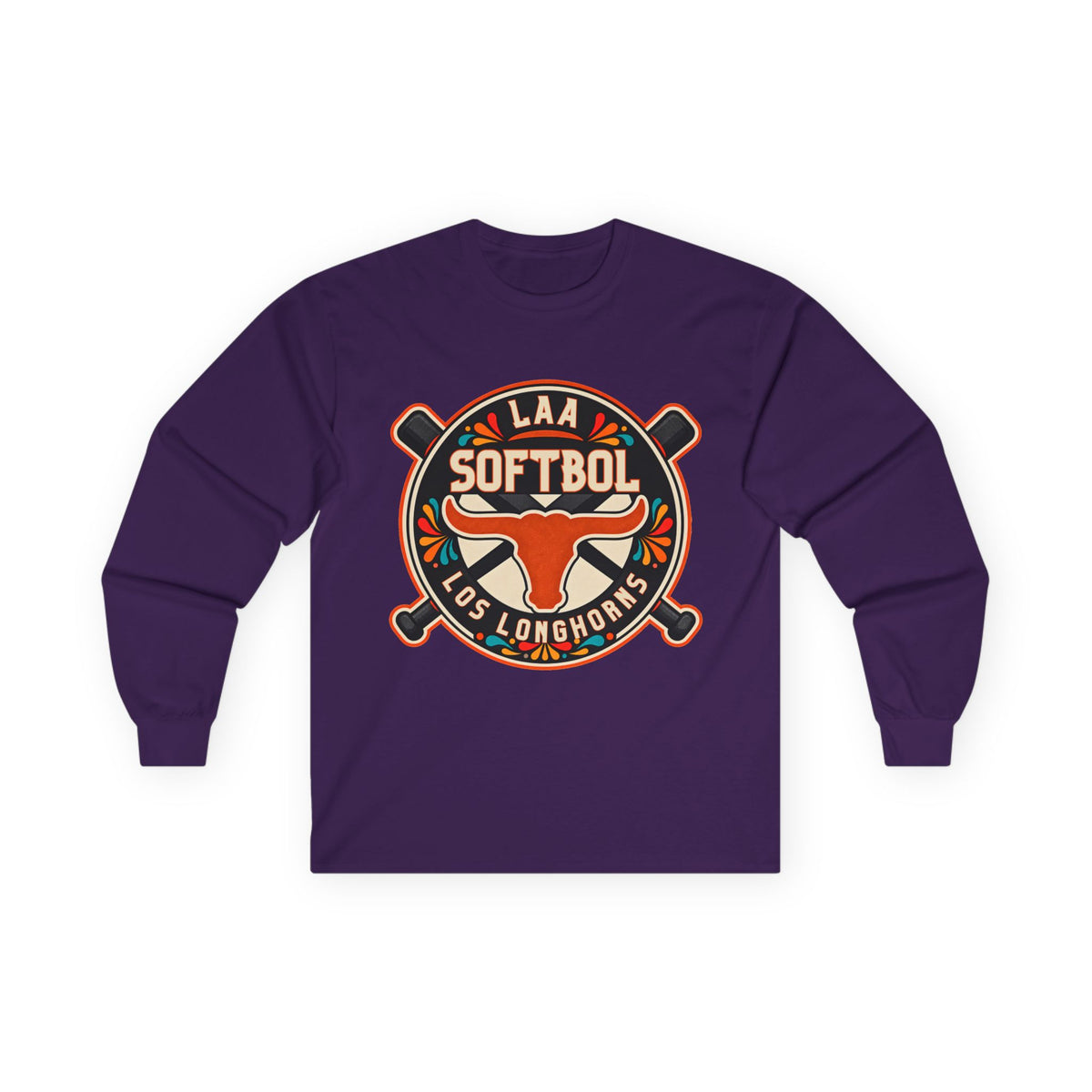 Los Longhorns Hispanic Heritage Long Sleeve — Softball Team Shirt