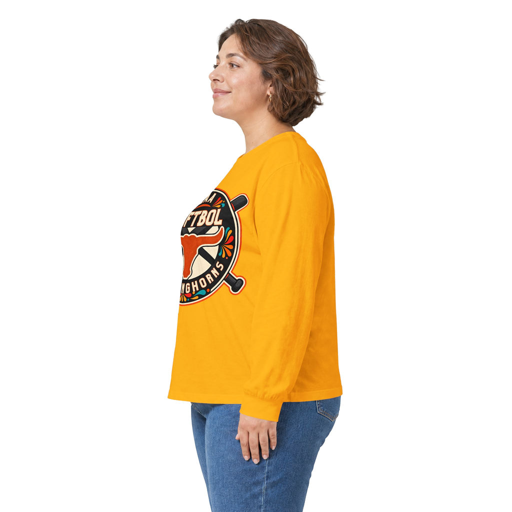 Los Longhorns Hispanic Heritage Long Sleeve — Softball Team Shirt