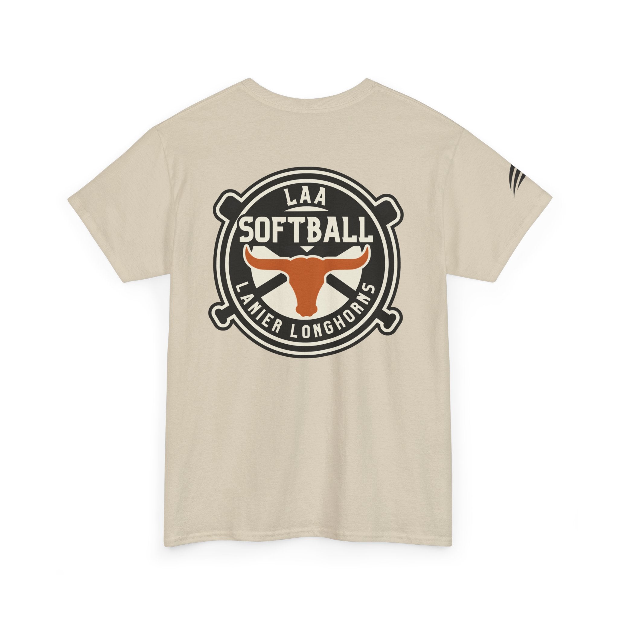 LAA Softball Lanier Longhorns Heavy Cotton Tee | LAA T-Shirt