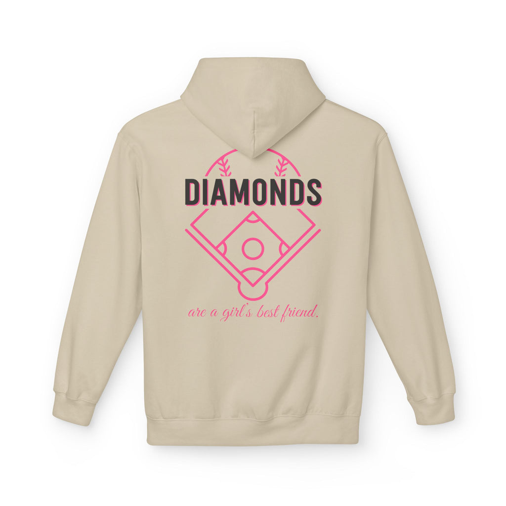 Diamonds Are a Girl’s Best Friend Hoodie — LAA Softball Girl
