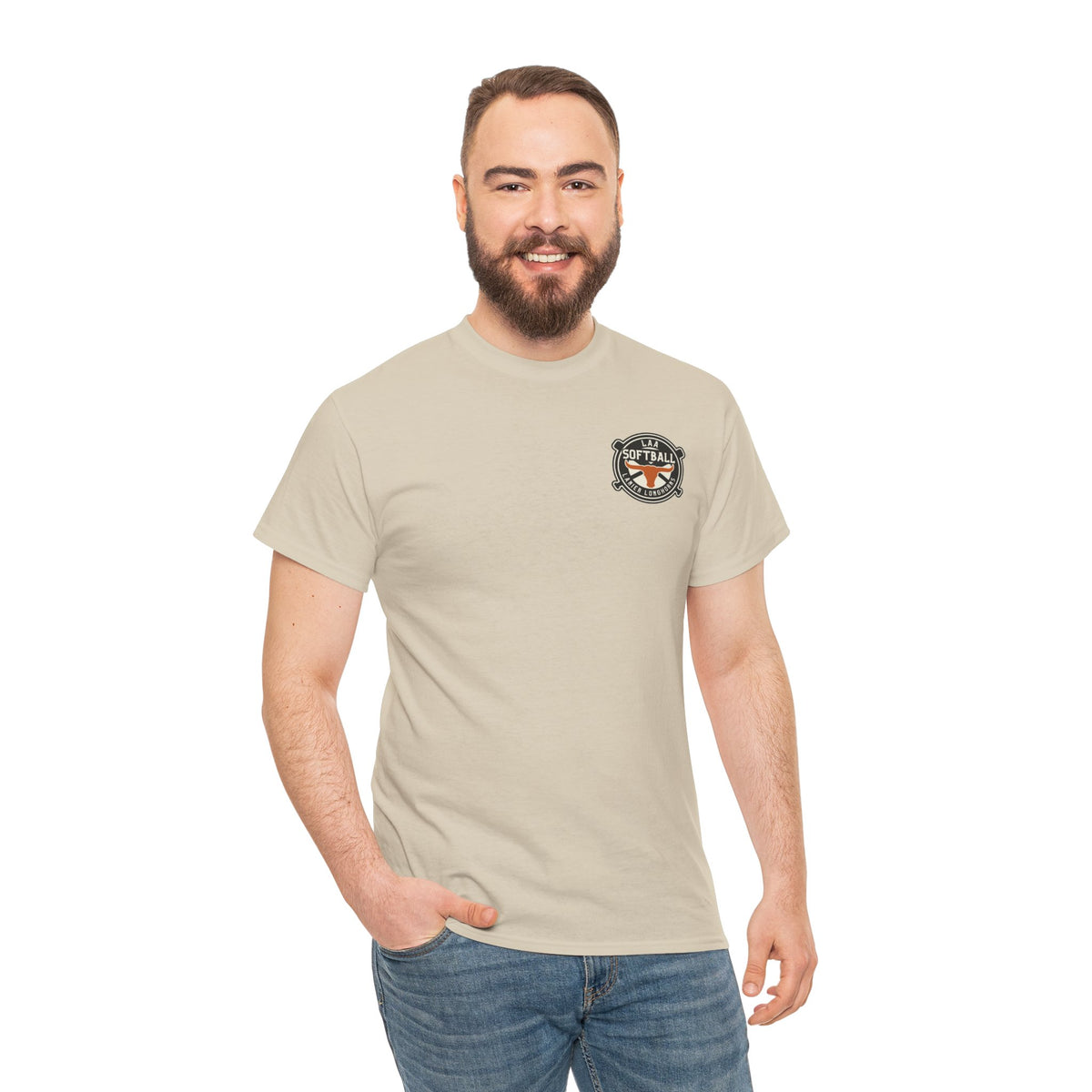 LAA Softball Lanier Longhorns Heavy Cotton Tee | LAA T-Shirt