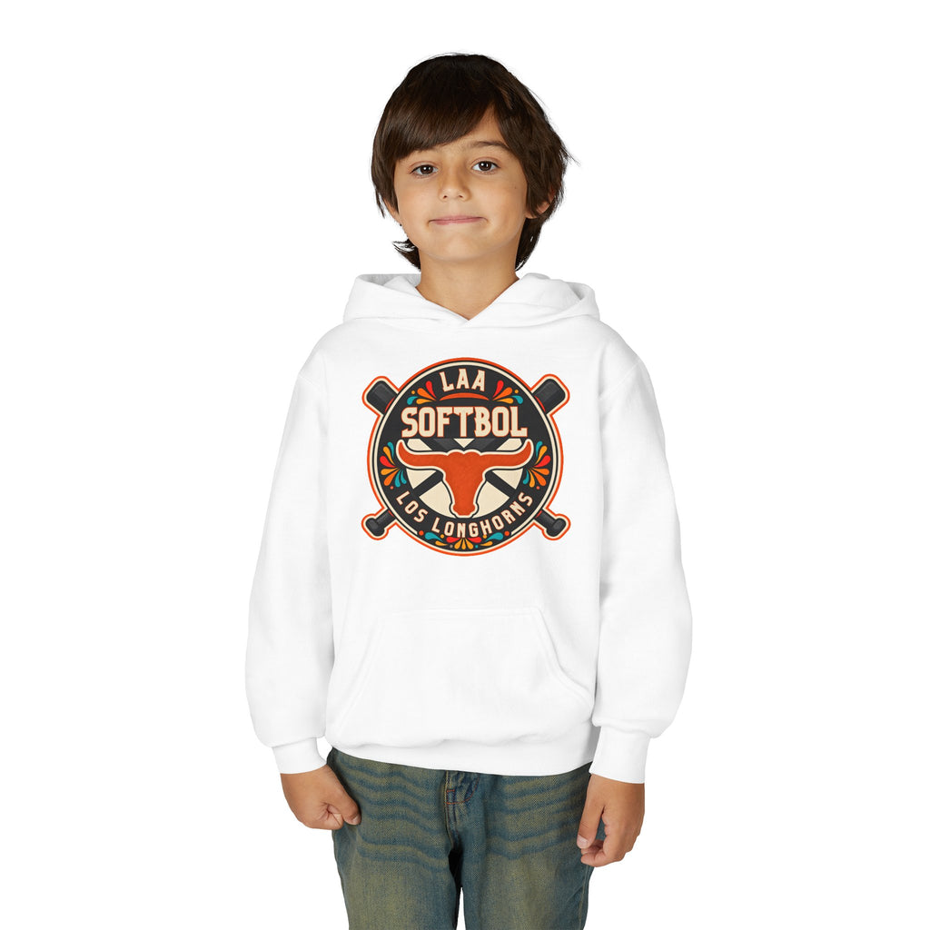 Youth Los Longhorns Hispanic Heritage Hoodie — Softball Longhorns Hoodie