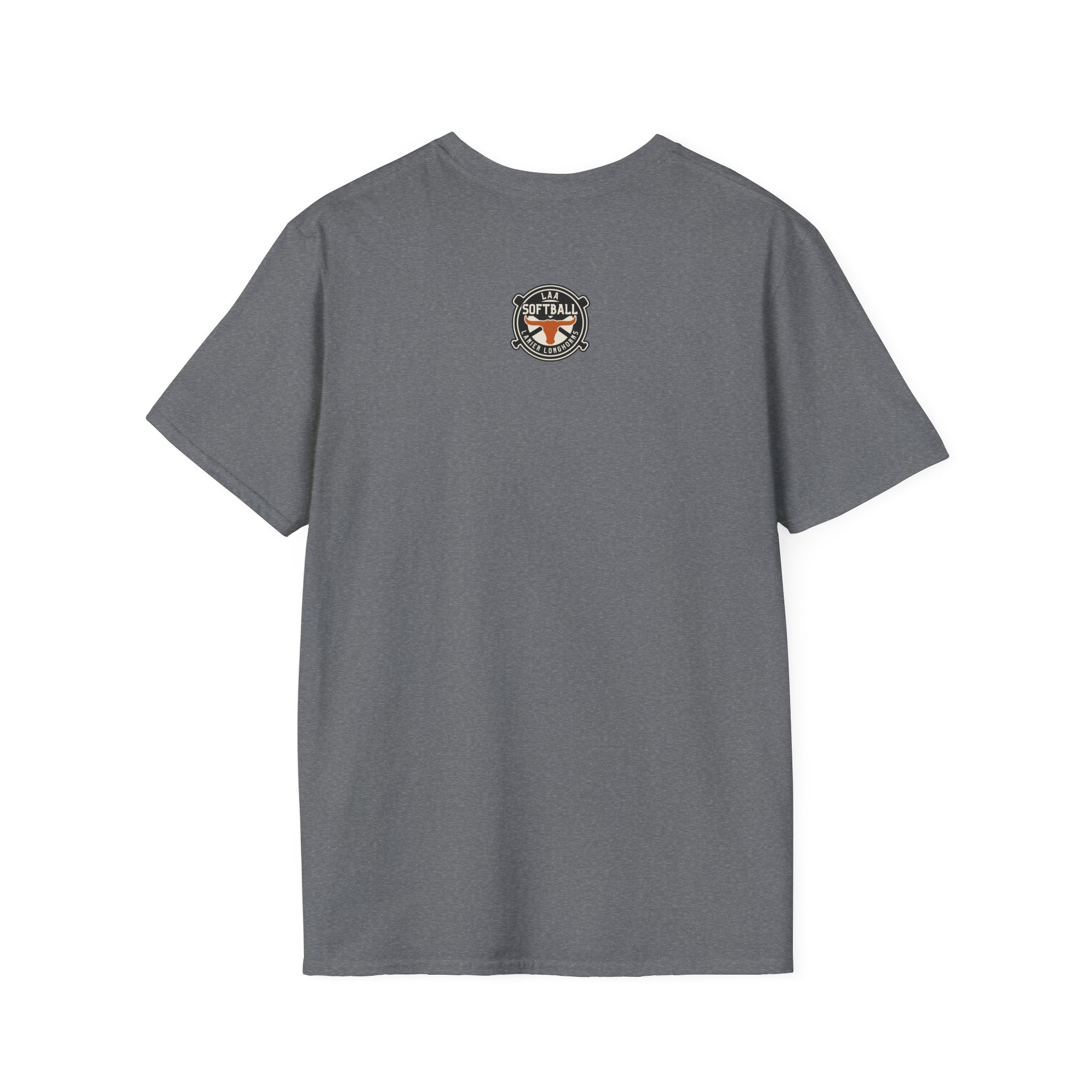LAA Longhorns Softball T-Shirt — Team Logo Summer Tee