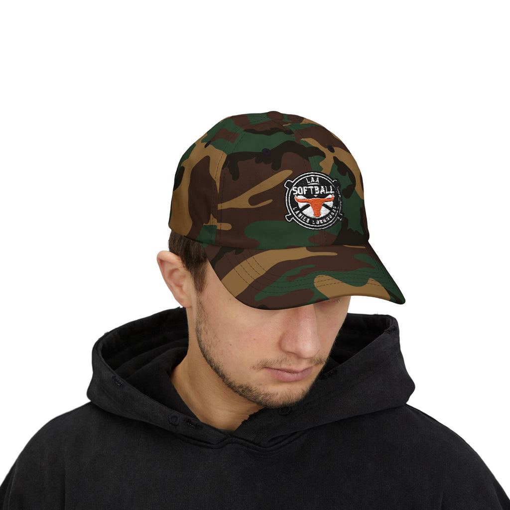 LAA Longhorns Embroidered Logo Strap-Back | Strap-Back Hat