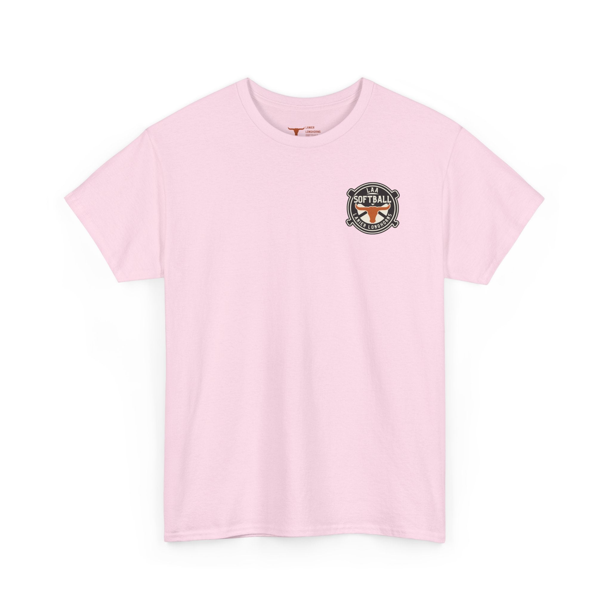 LAA Softball Lanier Longhorns Heavy Cotton Tee | LAA T-Shirt