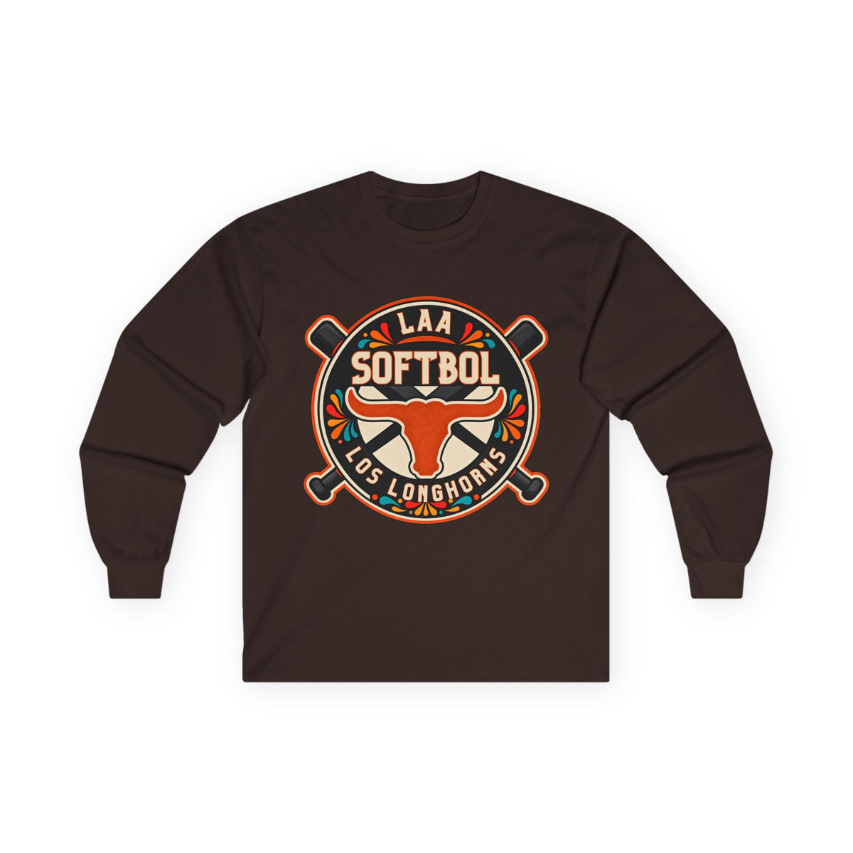 Los Longhorns Hispanic Heritage Long Sleeve — Softball Team Shirt